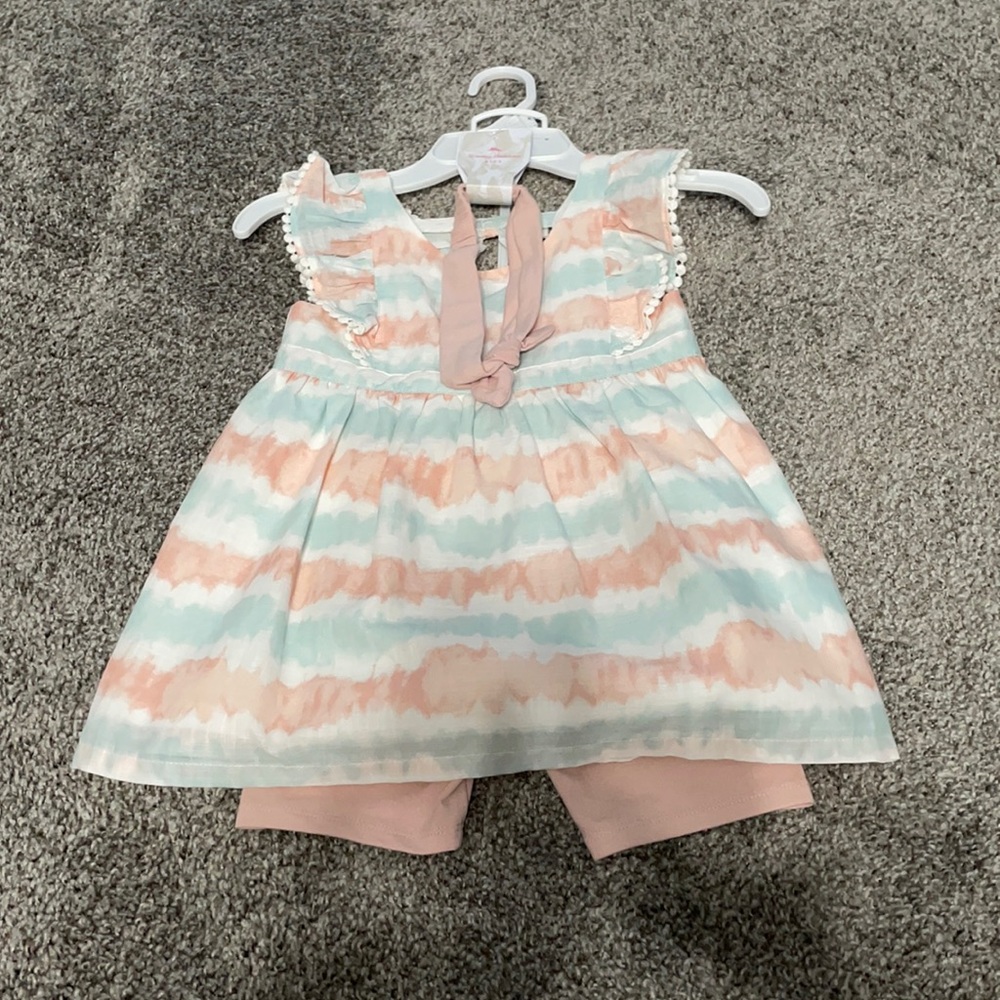 Brand new with tags dress, shorts, and headband